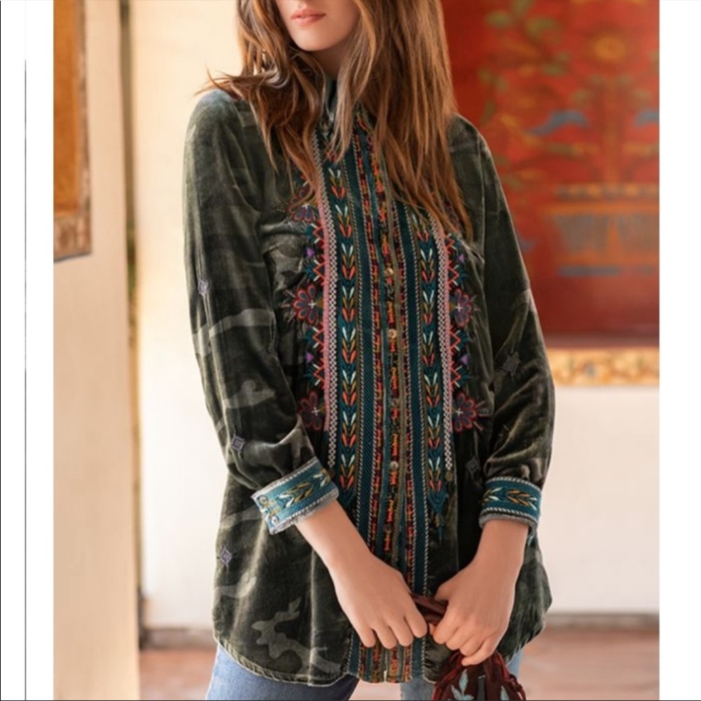 Johnny Was // Shanelle Velvet Tunic
